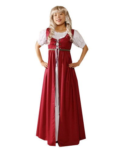 Ladies Medieval Tudor Serving Wench Costume Size 22 - 24 Image
